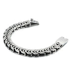 13mm Fashion Chain Bracelet For Men Stainless Steel Arrow Bracelets Silver Color