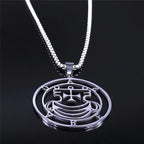 Sigil de Lucifer Agares Necklace — Stainless
