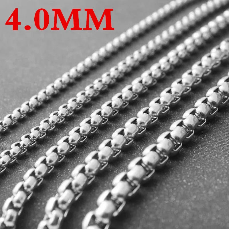 Steel Link Chain 316L Necklace Men Solid