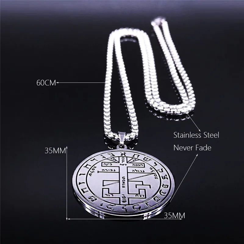 Solomon Tree of Life Pendant — Stainless