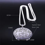 Solomon Tree of Life Pendant — Stainless