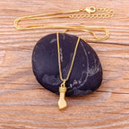 Nidin Hot Fashion Retro Lightning Necklace Women Men Hip Hop Party Accessories Gesture Pendant Birthday Jewelry Gift Wholesale