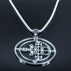 Demon Silver Pendant Seal Men/women Satan Gaap