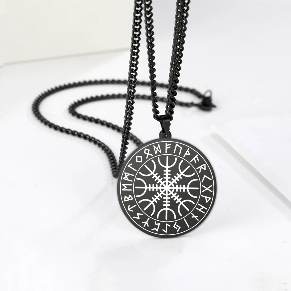 Archangel Sigil Pendant Necklace — Stainless Steel
