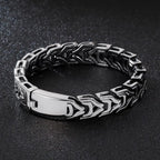 13mm Fashion Chain Bracelet For Men Stainless Steel Arrow Bracelets Silver Color