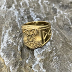 Thor's Hammer Nordic Viking Ring — Stainless Steel