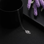 Leaf Pendant Statement Necklace for Women — Stainless Steel