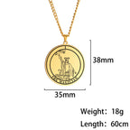 Tarot Card Pendant Necklace — Stainless Steel