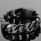 Polished Brushed Matte Black Stainless Steel Bracelet For Men Mannen Armband Jewelry Accessories 12/13/18MM On Hand