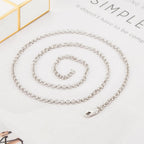 Rolo Chain Necklace 3mm for Men — Silver-Tone, 18 to 28 Inch