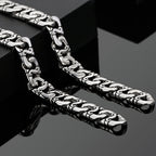9MM Stainless Steel Chain Men's Bracelets On Hand Necklace For Men Chokers Length Adjustable Fashion Male Iron