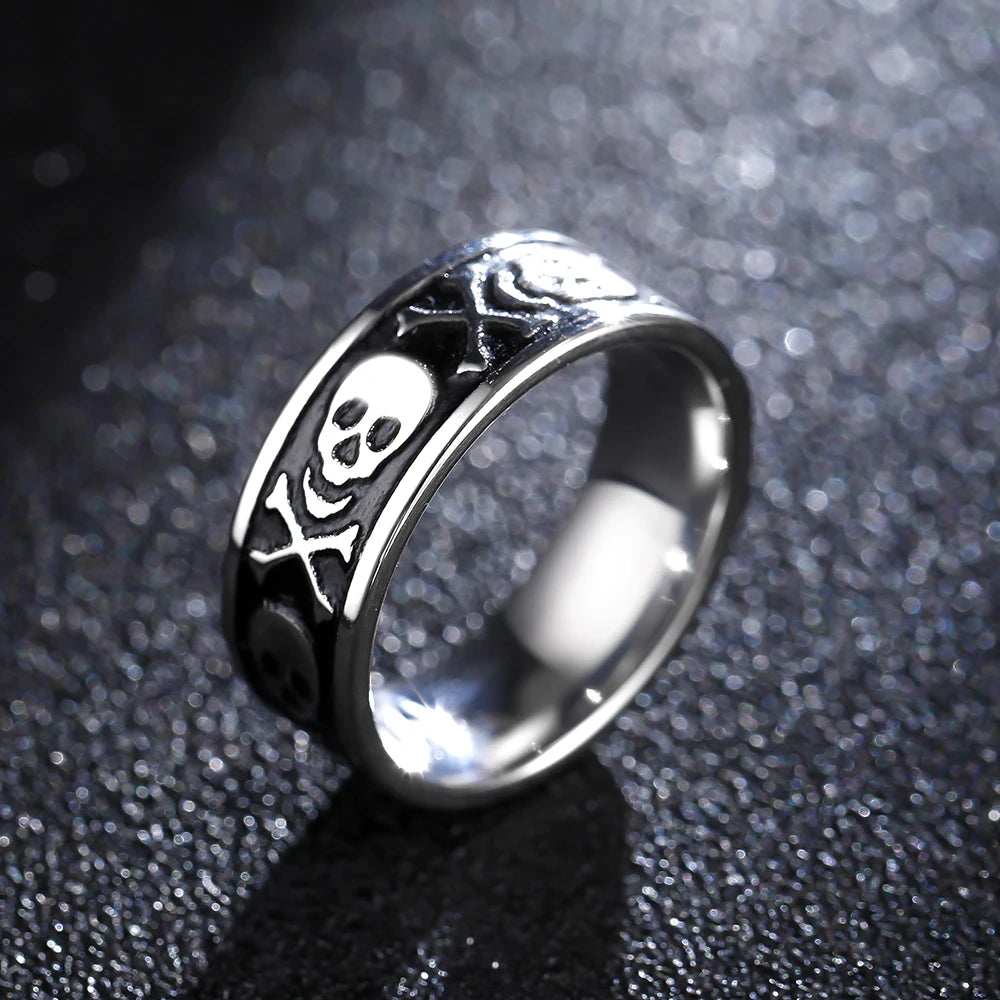 Vintage 316L Stainless Steel Ring for Men And Women Never Fade Power Lucky Mantra Ring