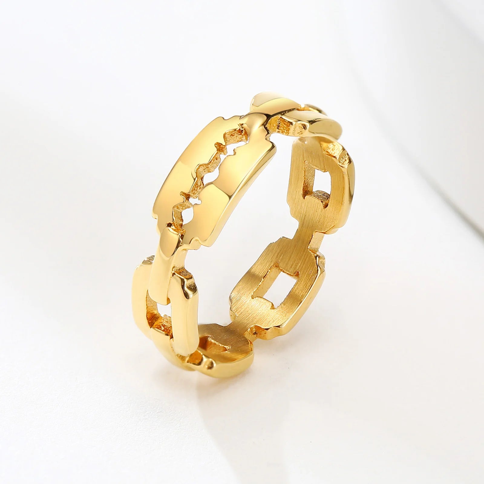 Razor Blade Ring — Stainless Steel