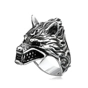 Vintage Wolf Bull Spartan Ring — Punk Lizard 5 Styles