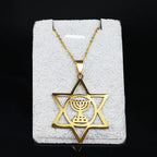 Messianic Silver Pendant Necklace — Stainless Steel