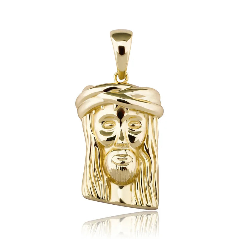 S925 Sterling Silver Jesus Piece Pendants Necklaces for Women Men Unisex Fashion Jewelry Drop Shipping