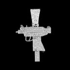 Iced Out Cuban Chain Necklace — Stainless Steel
