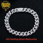 Iced Out Cuban Bracelet — 925 Silver