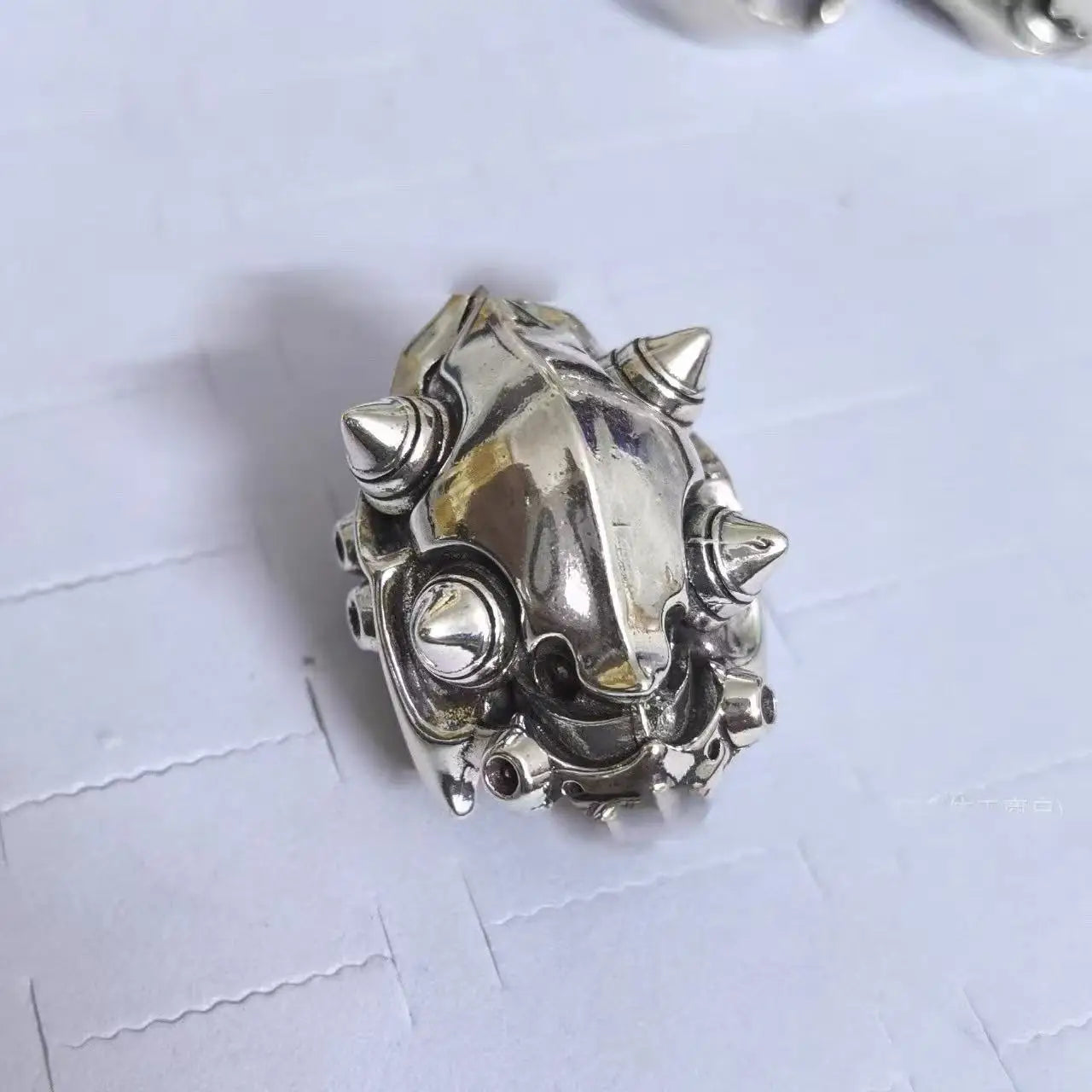 Creative hip-hop punk style adjustable mens rings avant-garde trend silver 925 classic geometric ring party jewelry gift