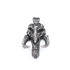 Skull Mandalorian Black Pendant Vintage 316L Gothic