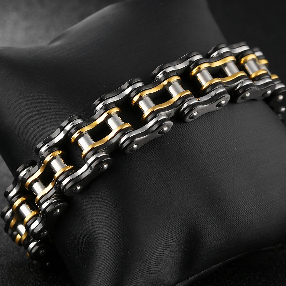 Bike Motorcycle Chain Man Bracelet for Men Bikers' Jewellery