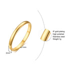 Basic Rings for Men,2/4/6/8/10mm Width Plain Dome High Polished Stainless Steel Wedding Band Promise Ring,Comfort Fit US Size