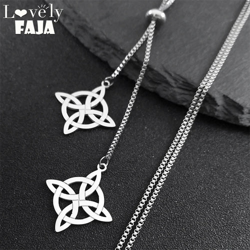 Celtic Steel Chain Witch Knot Witchcraft Sweater