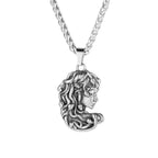 Retro Medusa Pendant Necklace Punk Gothic Snake Shaped Fashion Jewelry For Men Women Gathering Party Birthday Holiday