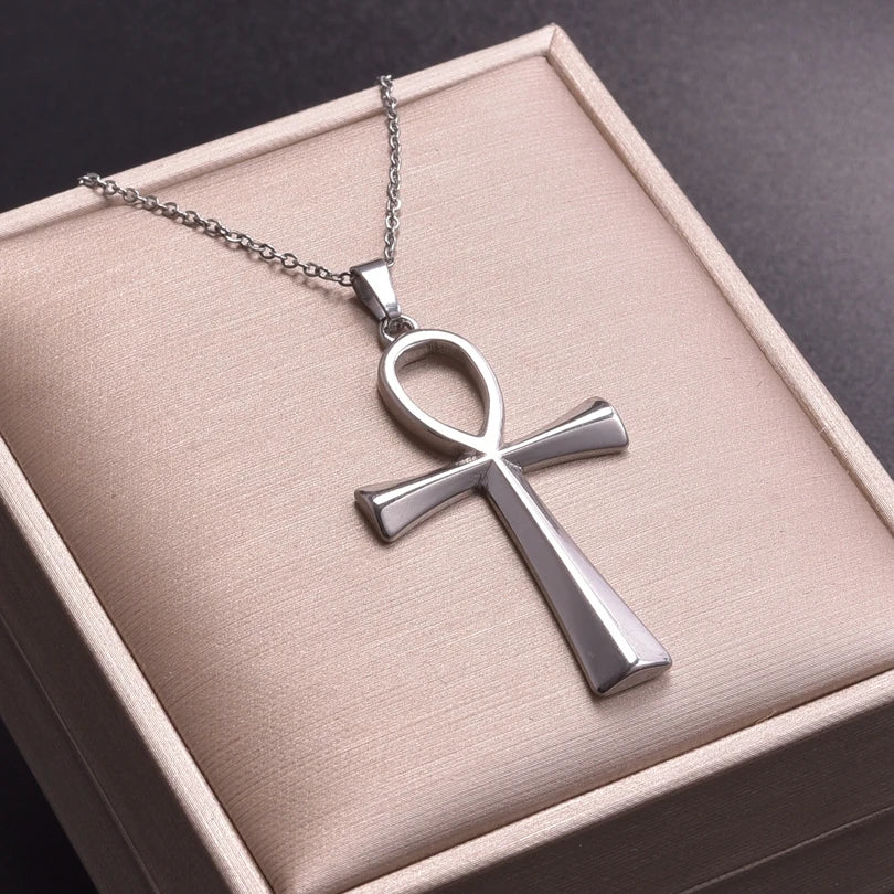 Long Chain Around Neck Necklaces For Women Men Accessories Stainless Steel Pendant Necklace Tree Of Life Charm Male Jewelry Gift