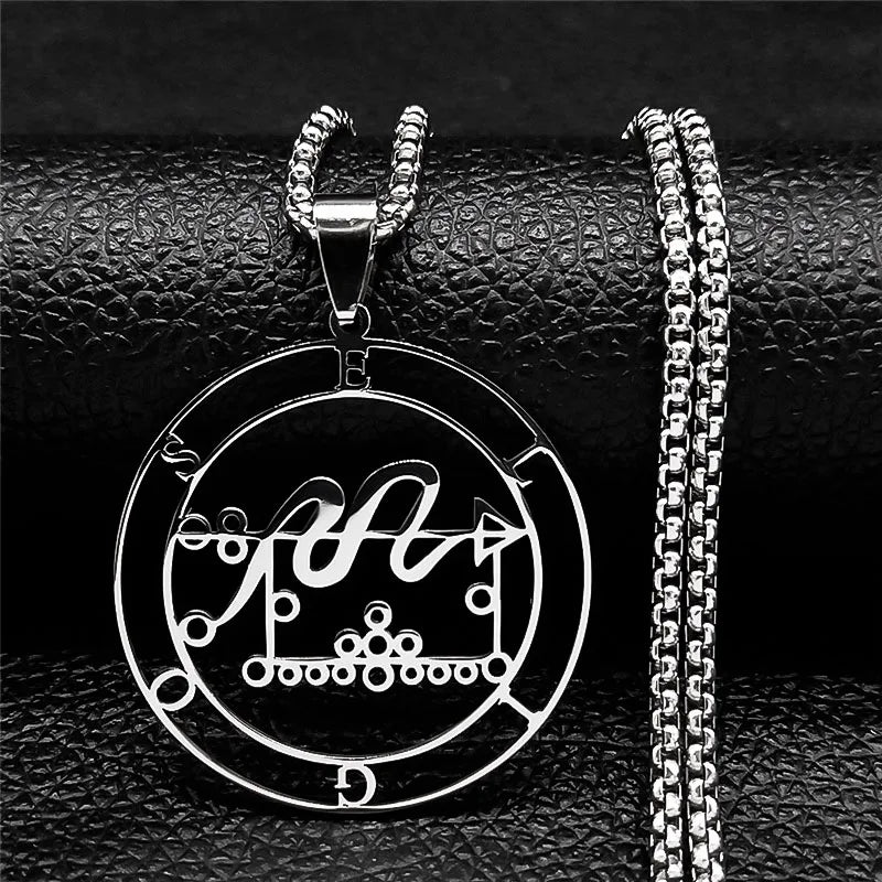 Sigil de Lucifer Baphomet Necklace — SS