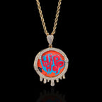 Iced Out Photo Pendant Necklace