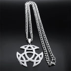 Triquetra Celtic Knot Pendant — Silver