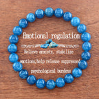 Multi-Color Bead Bracelet with Adjustable Length