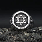 Star of David Ring — Stainless Steel