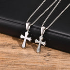 Cross Stainless Steel Pendant Necklace