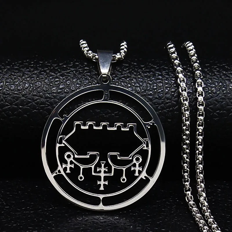 Sigil de Lucifer Baphomet Necklace — SS