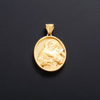 Jesus Cross Gold Pendant Necklace