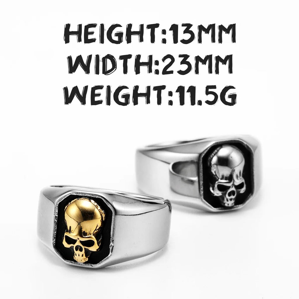 Skull Ring — Stainless Steel