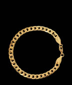 Luxury 24K 9999 Pure Gold real gold Men Women 6mm 8MM Necklace Cuban Chain Hip Hop Punk Necklace
