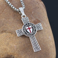 Cross Templar Pendant — 925 Silver