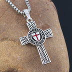 Cross Templar Pendant — 925 Silver