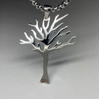 Titanium Steel Tree of Life Pendant Necklace Hip Hop Style High Quality Stainless Steel Jewelry for Men and Women