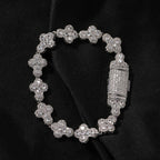 UWIN Tennis Chain Necklace with Full Iced Star/Cross CZ Stones Fashion Luxurious Choker Hip Hop Jewelry for Gift