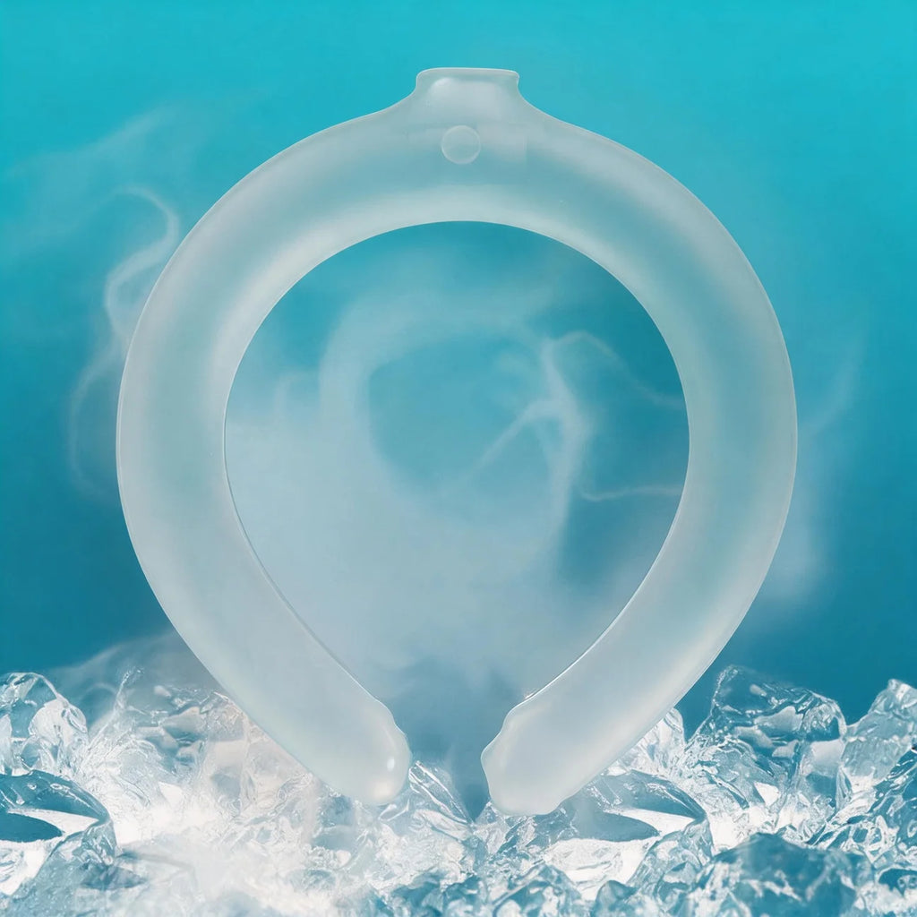 Summer Neck Cooling Ring Lasting Neck Wearable Gel Ice Pack Reusable Ice Cushion Portable Outdoor Sports Cooling