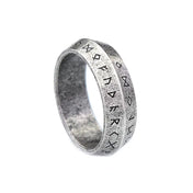 Vintage Viking Rune Ring Stainless Steel Nordic Amulet Unisex Biker Street Fashion Jewelry Daily Wear Party Gift Accessories