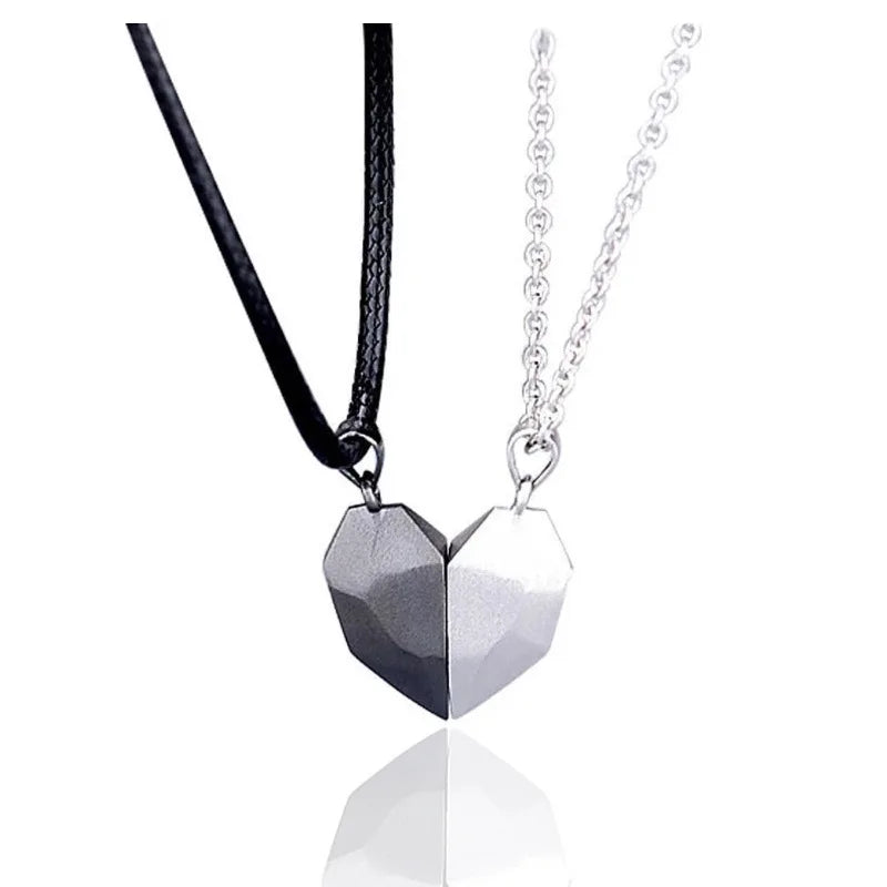 Magnetic Heart Pendant Necklace