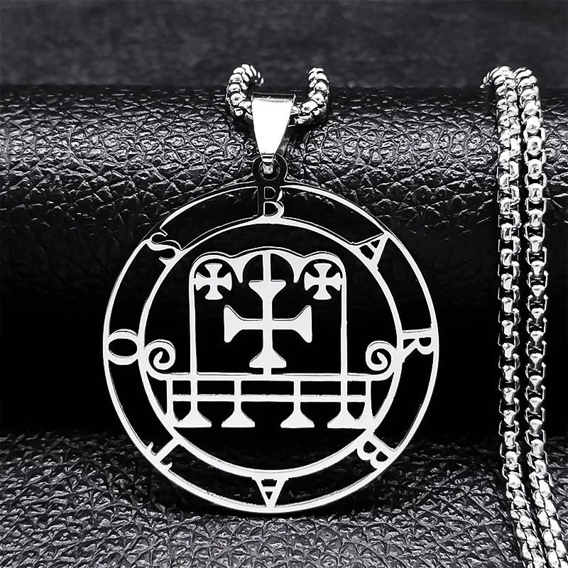 Sigil de Lucifer Baphomet Necklace — SS