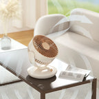 Desktop Rechargeable Fan Small Portable Air Conditioning Appliances Auto Rotation Ventilador 3-speed Wind Silent for