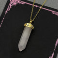 Geometric Two-Tone Pendant Sterling Pendulum Clavicle