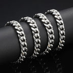 Cuban Steel Bracelet 316L 13mm/15mm Punk